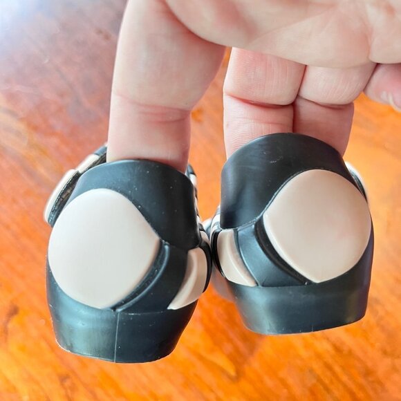 Mini Melissa Alice in Wonderland Cheshire Cat Maryjane Shoes- Size 6 - Picture 7 of 7